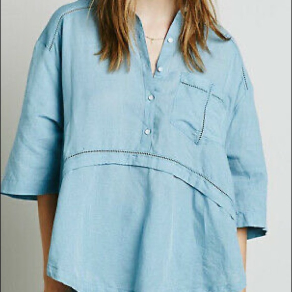 Free People linen top